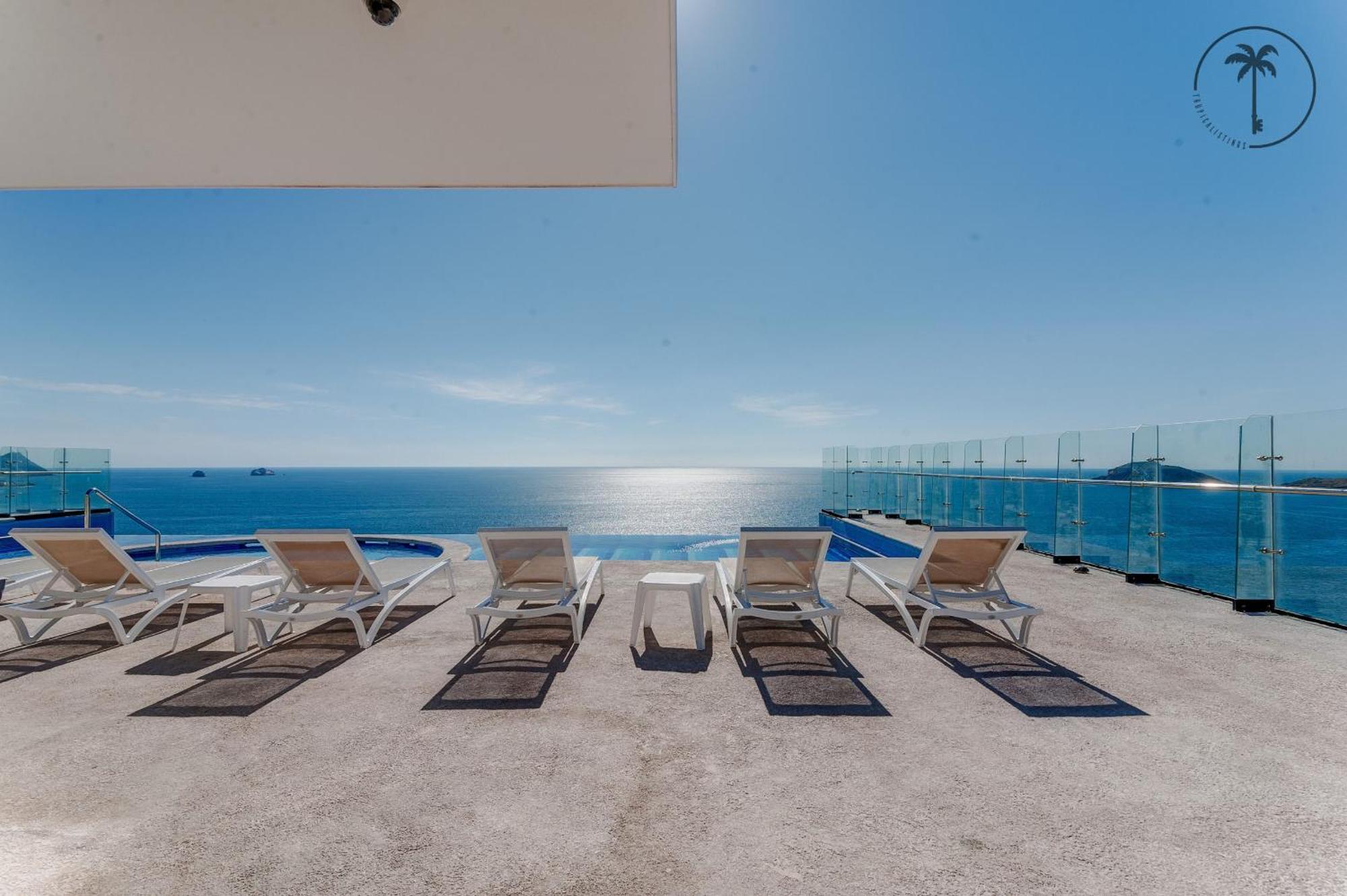 Apartamento Garza. Lujoso departamento a pasos del malecón Mazatlán Exterior foto